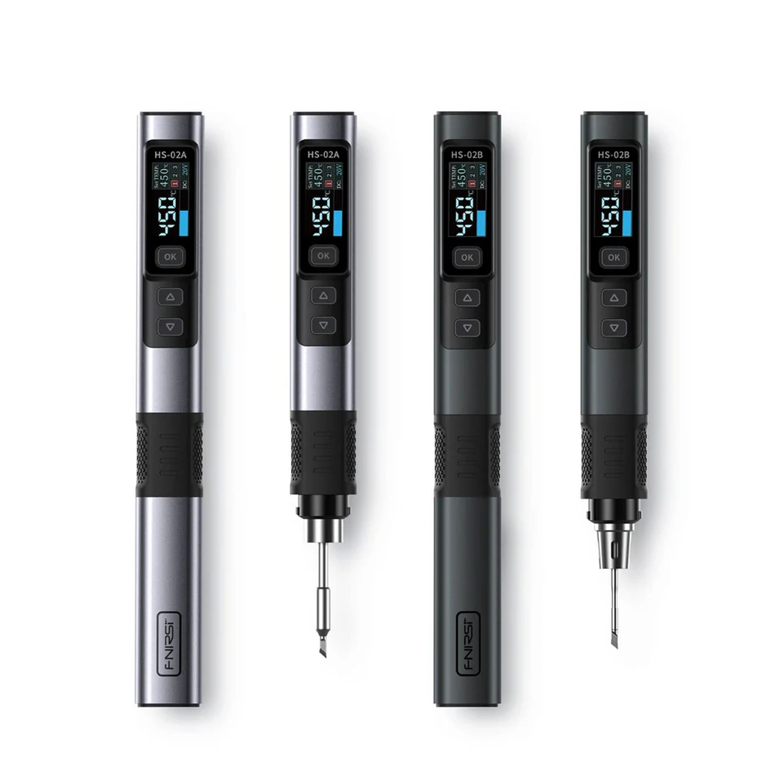 FNIRSI HS-02 Intelligenter Lötkolben mit OLED-Display (HS-02A)