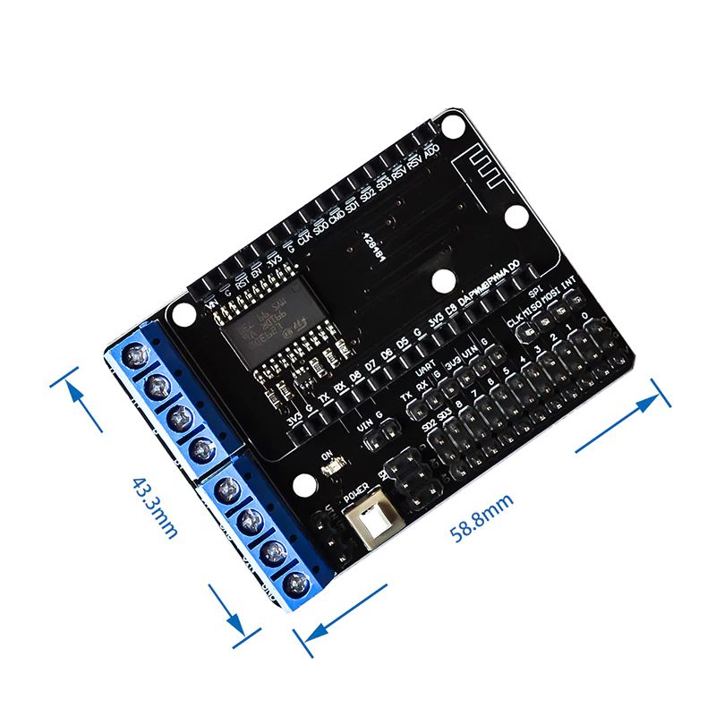 ESP-12E ESP8266 IoT WiFi Motorshield L293D Motortreiber H-Brücke