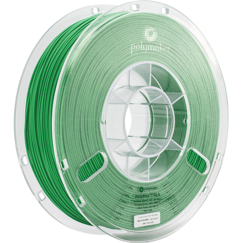 Polymaker PolyMax Tough PLA Filament Grün (green) 1.75mm 750g