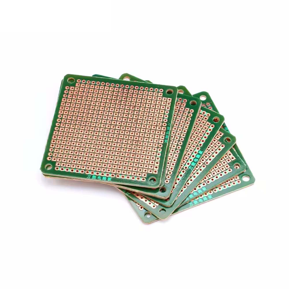 10x Lochrasterplatine einseitig Universal 6 × 6 cm 2,54 mm