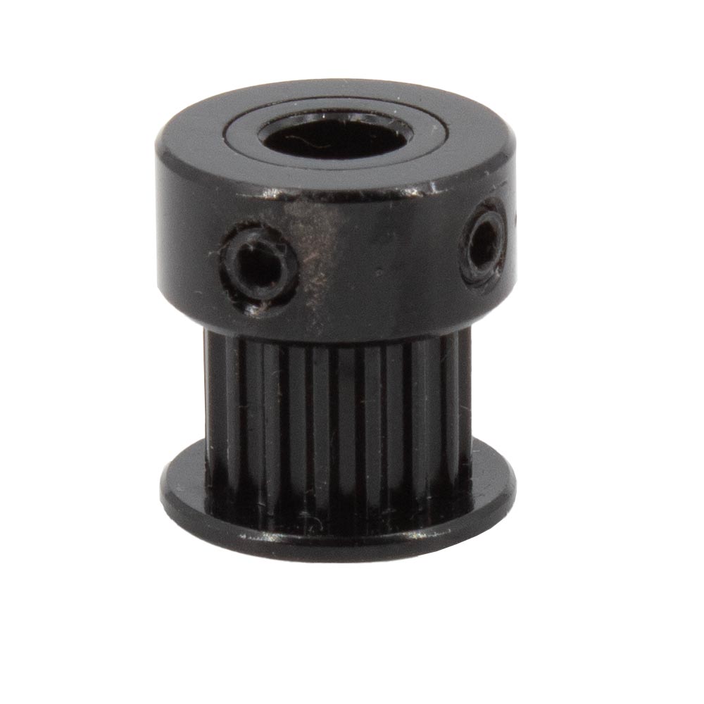 GT2 Riemenscheibe 16 Zähne 5mm Bohrung für 6mm (Schwarz)