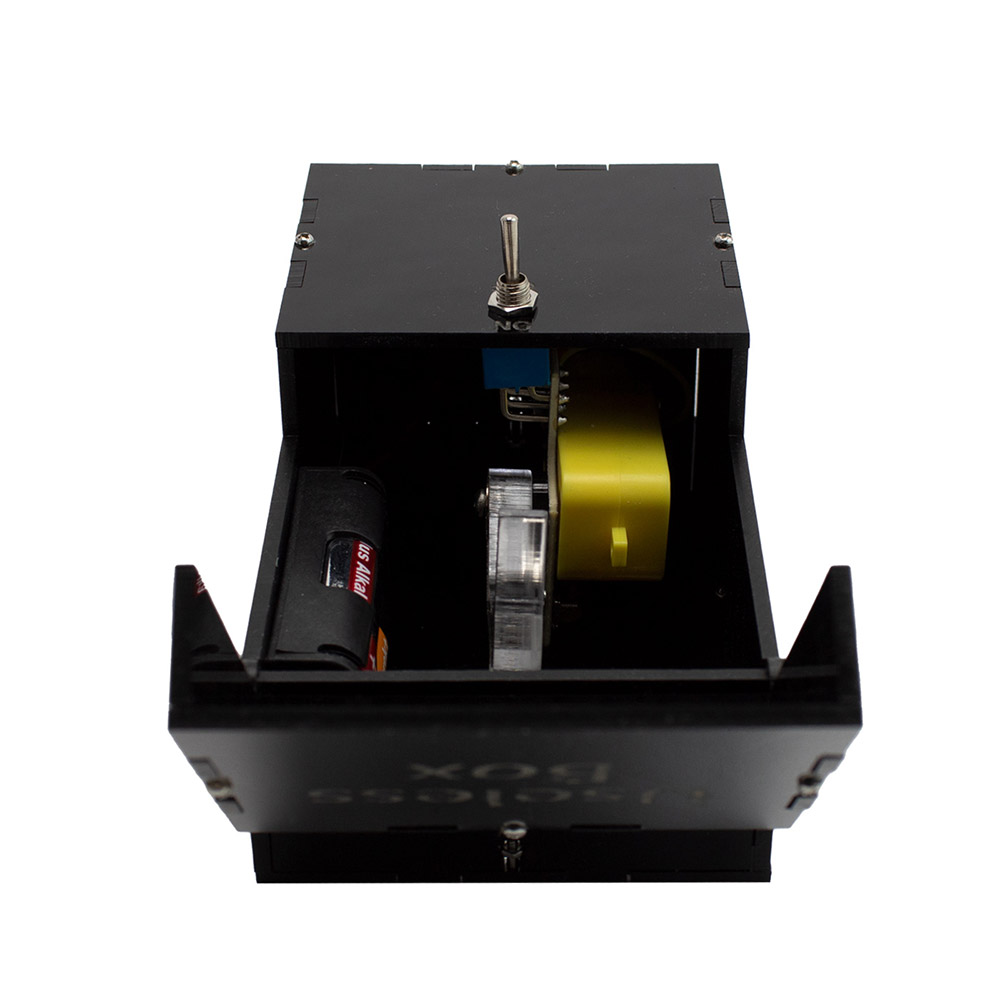 Useless Box Gadget - die nutzlose Box - fertig aufgebaut!