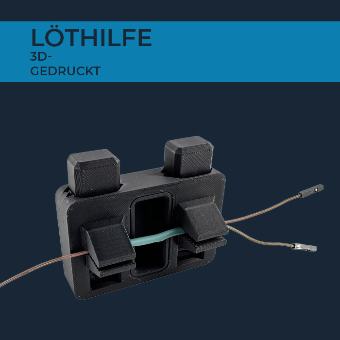 3D-gedruckte Löthilfe