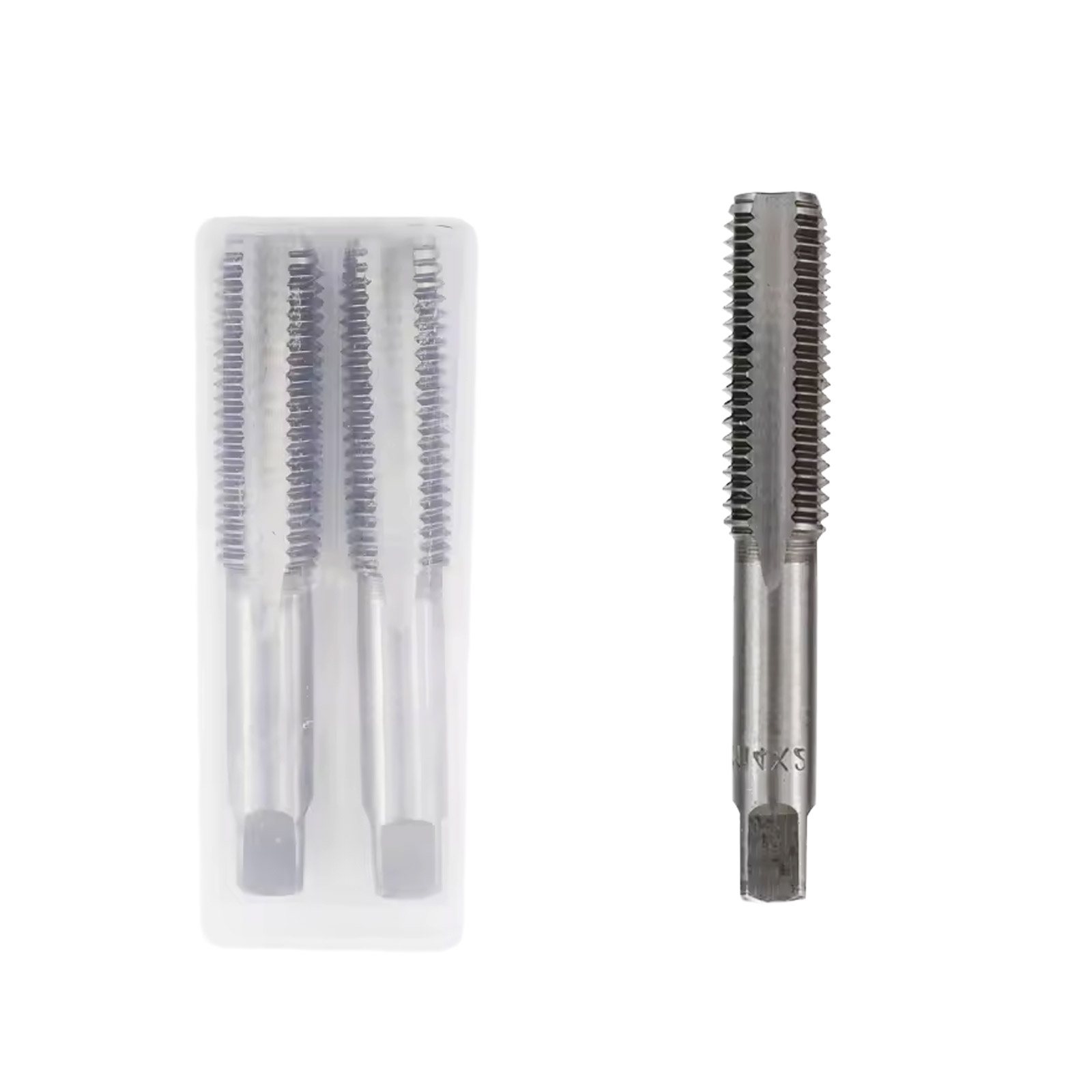 2x M14 Gewindebohrer HSS – Metrischer Handgewindebohrer mit gerader Nut
