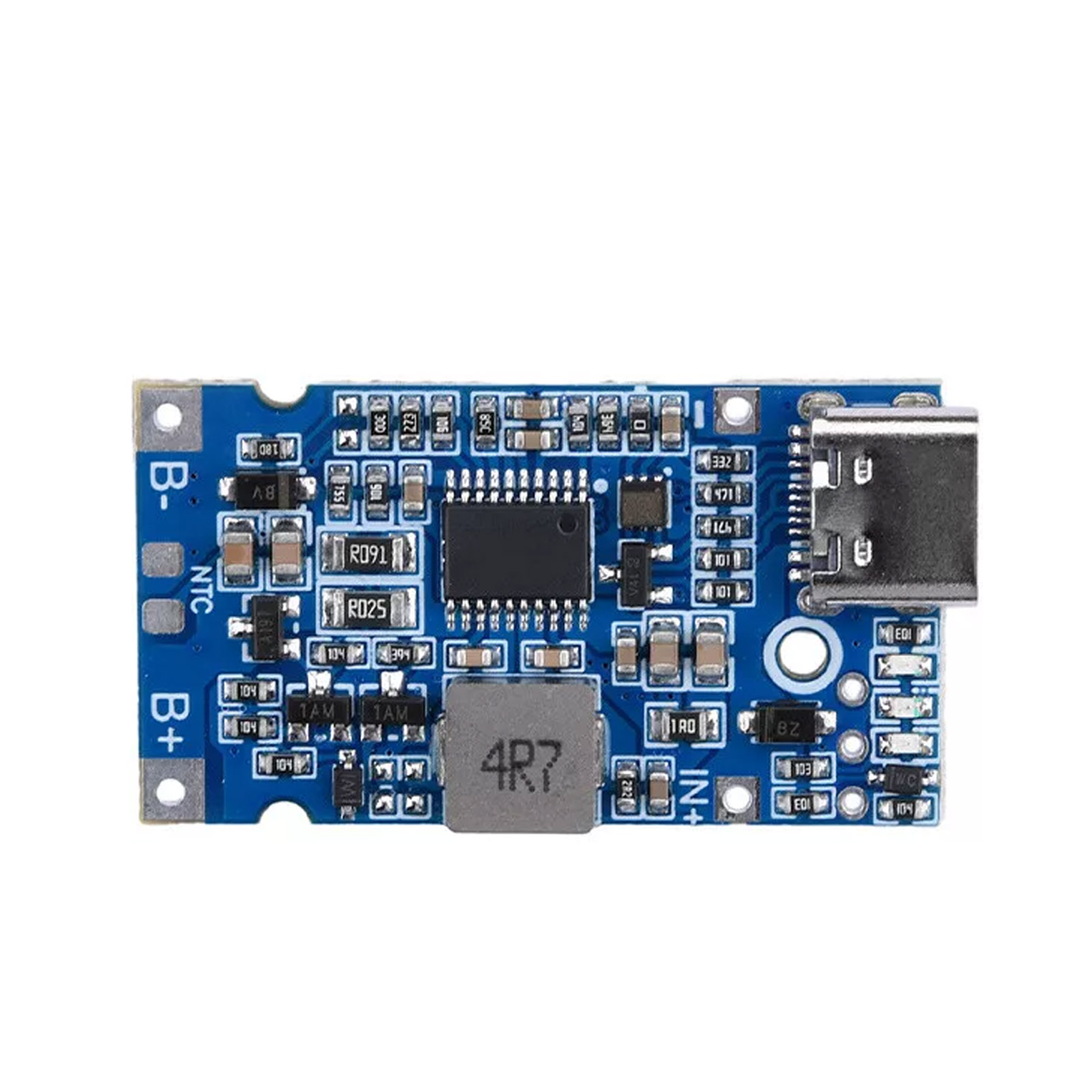 USB-C BMS Li-on Batterie Lademodul 4S 4.5V-15V 18W 3A