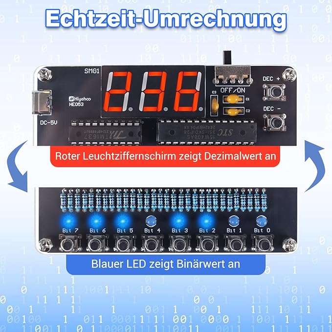 Bausatz Binär-Dezimal Zähler mit LED-Anzeige – Bild 4