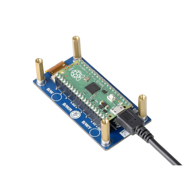 Waveshare 2.66" E-Paper Display Modul (B) für Raspberry Pi Pico 3-farbig