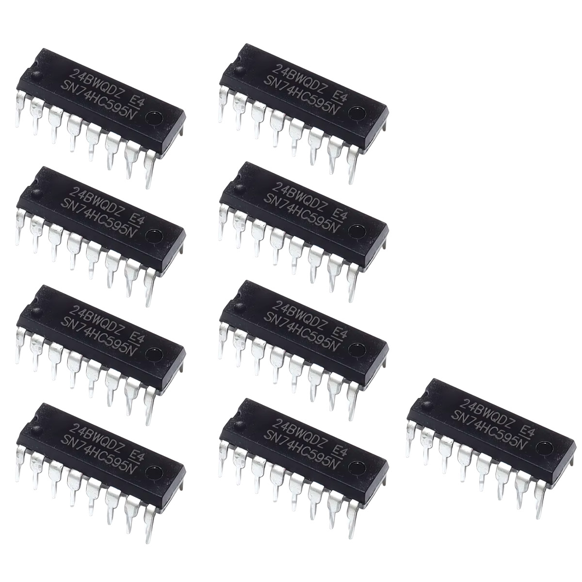 10x SN74HC138N 1-of-8 Decoder/Demultiplexer IC, 3-to-8 Line Decoder, DIP-16, CMOS