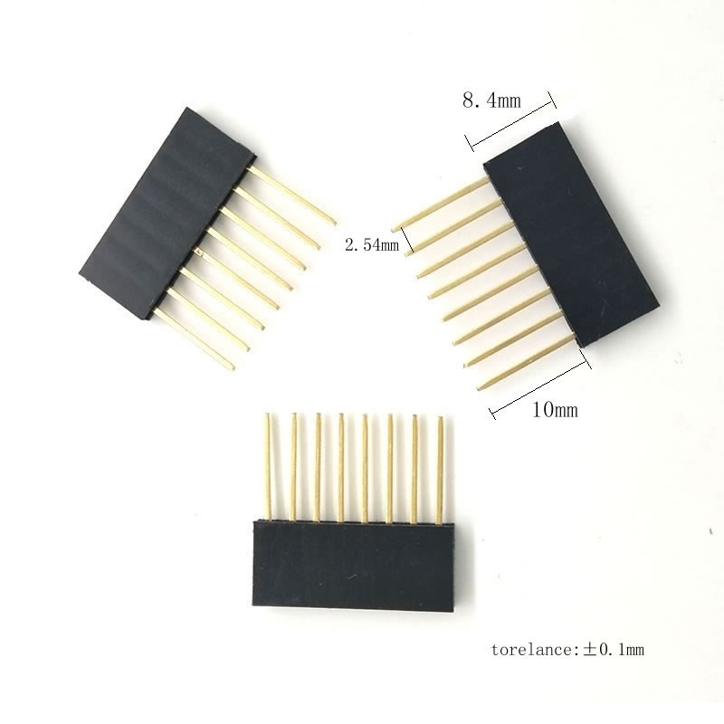 8-polige Buchsenleiste 2,54mm