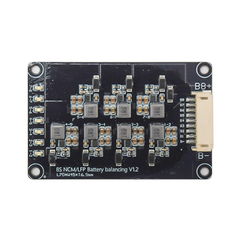 Aktiver Equalizer-Balancer 8S für 18650 Lithiumbatterien 1.2A