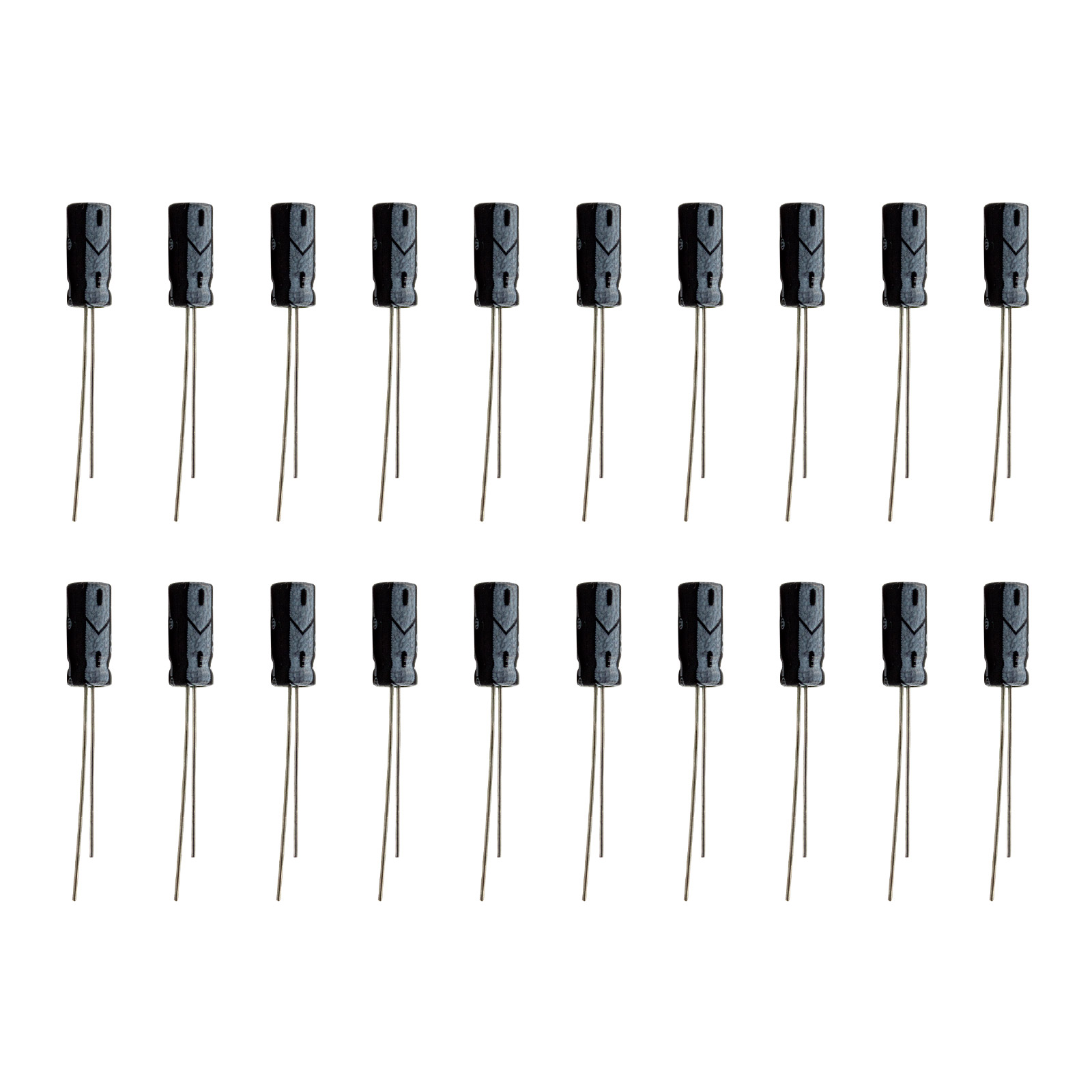 20x Elko Elektrolytkondensator 50V 1UF 5x11mm Radial