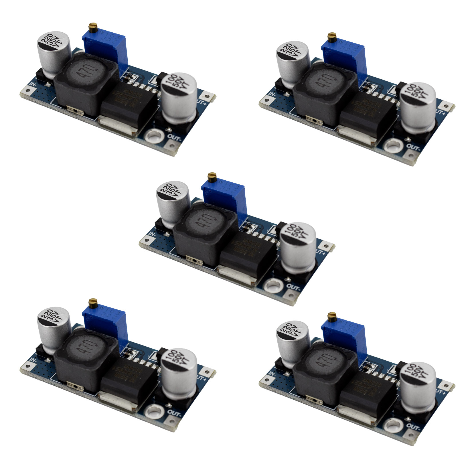 5x Spannungswandler XL6009 DC-DC Step-Up Modul