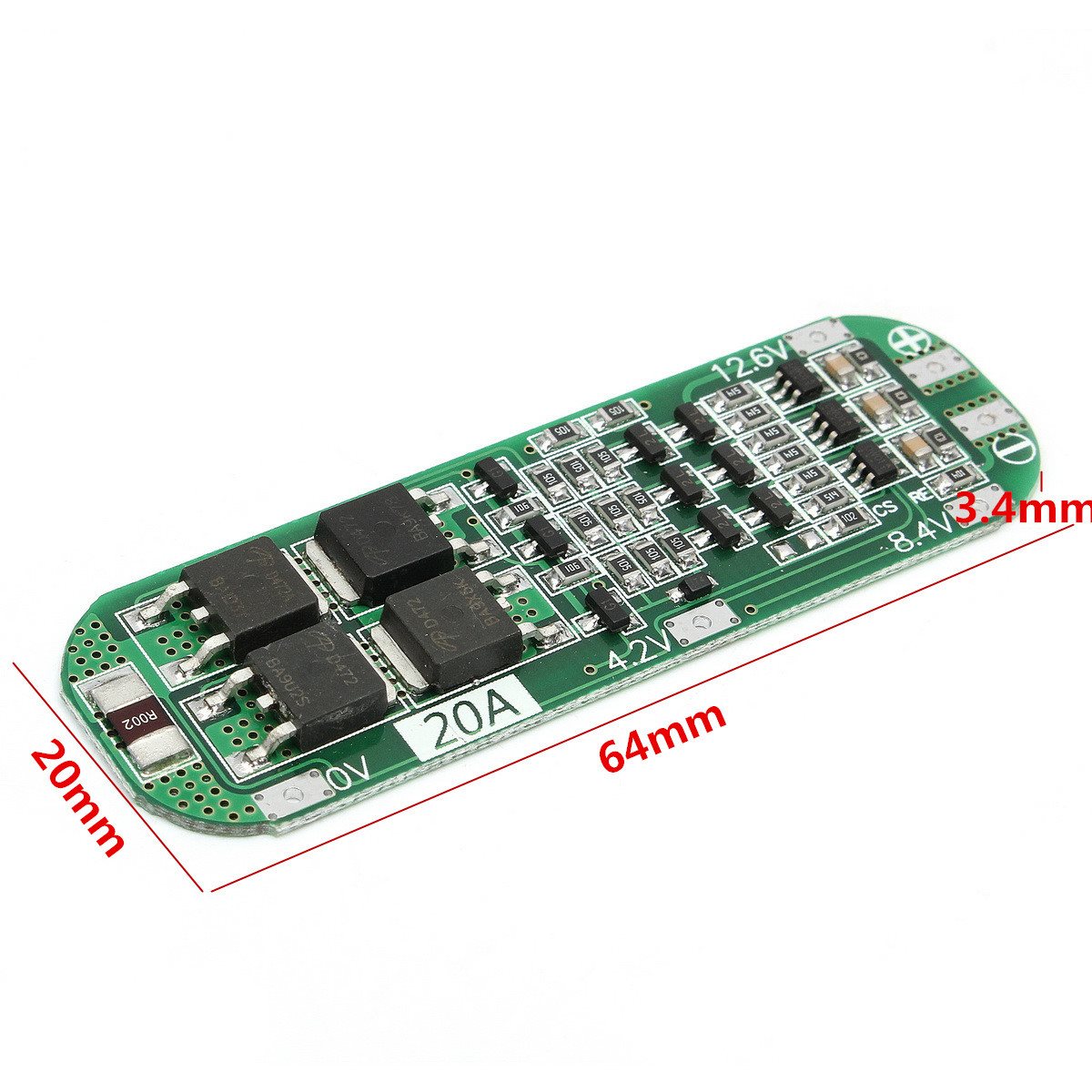 3S 20A Li-ion Lithium Batterie 18650 Ladegerät PCB BMS 12.6V Cell Schutz Board