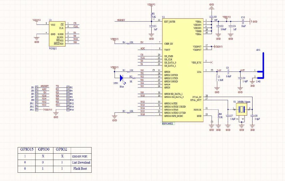 ESP8266 ESP-12S Serial WiFi Modul