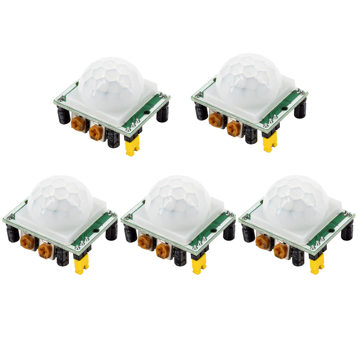 5x HC-SR501 PIR Infrarot Sensor Modul