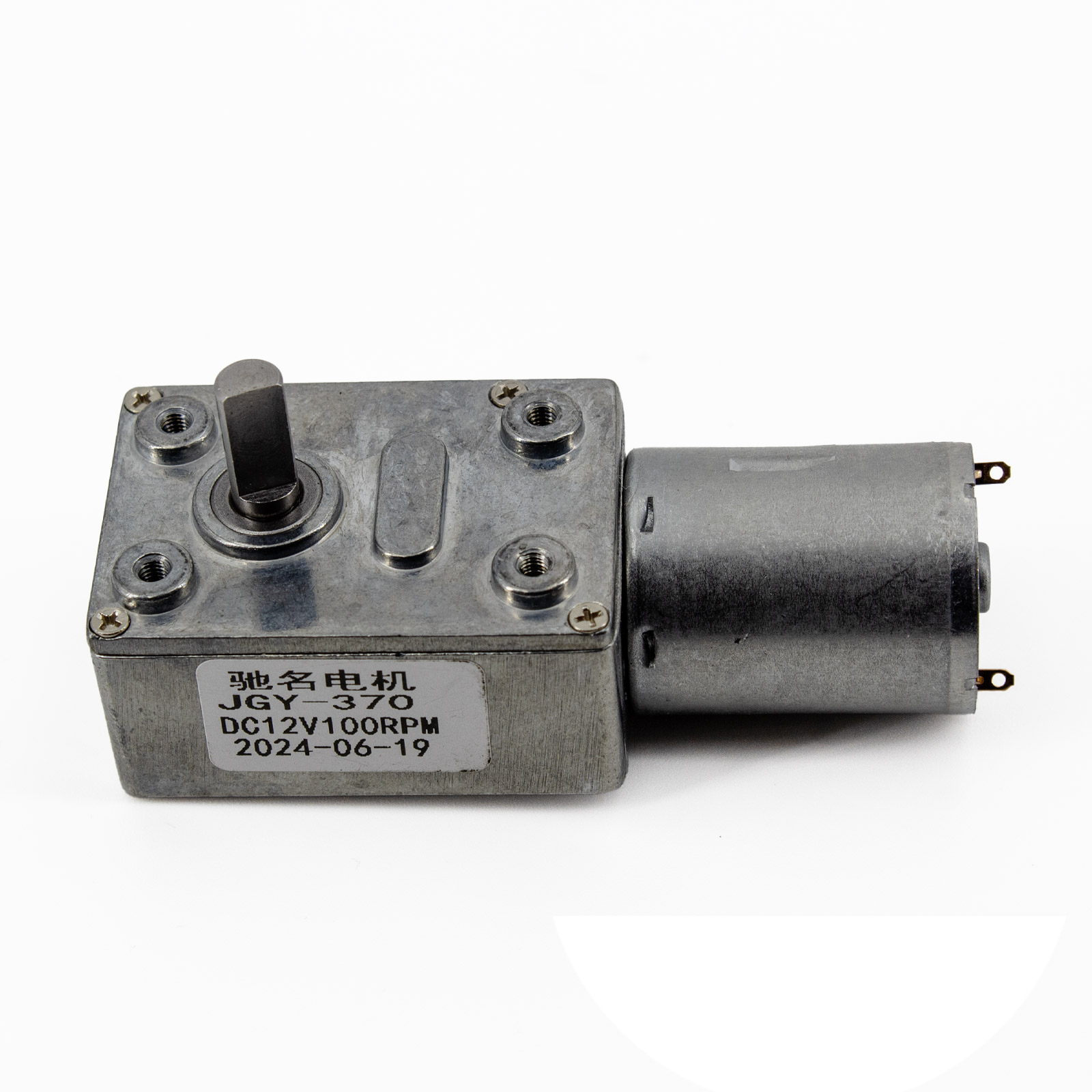 DC Motor mit Metallgetriebe 25GA370 12V 100 RPM