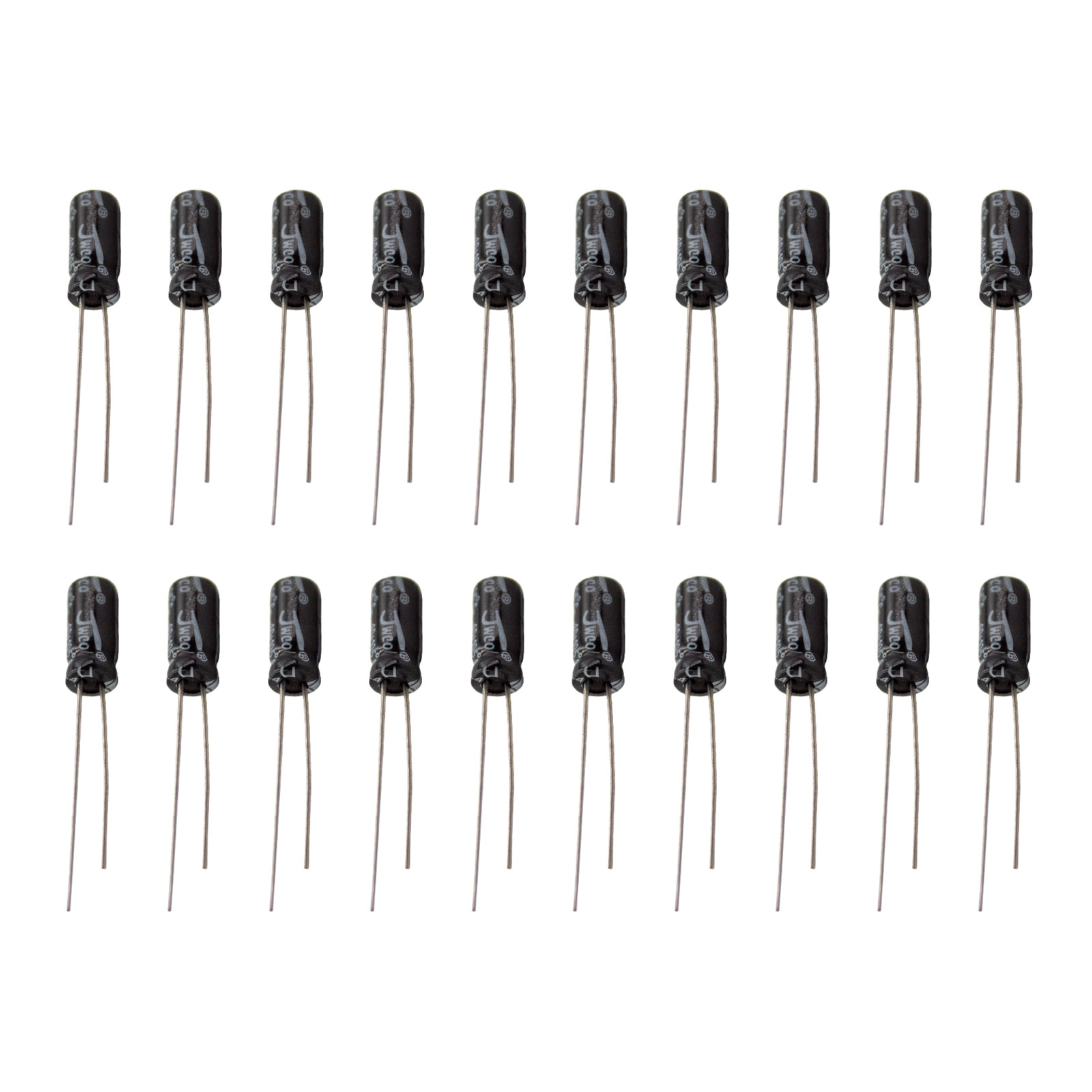 20x Elko Elektrolytkondensator 50V 3.3UF 5x11mm Radial