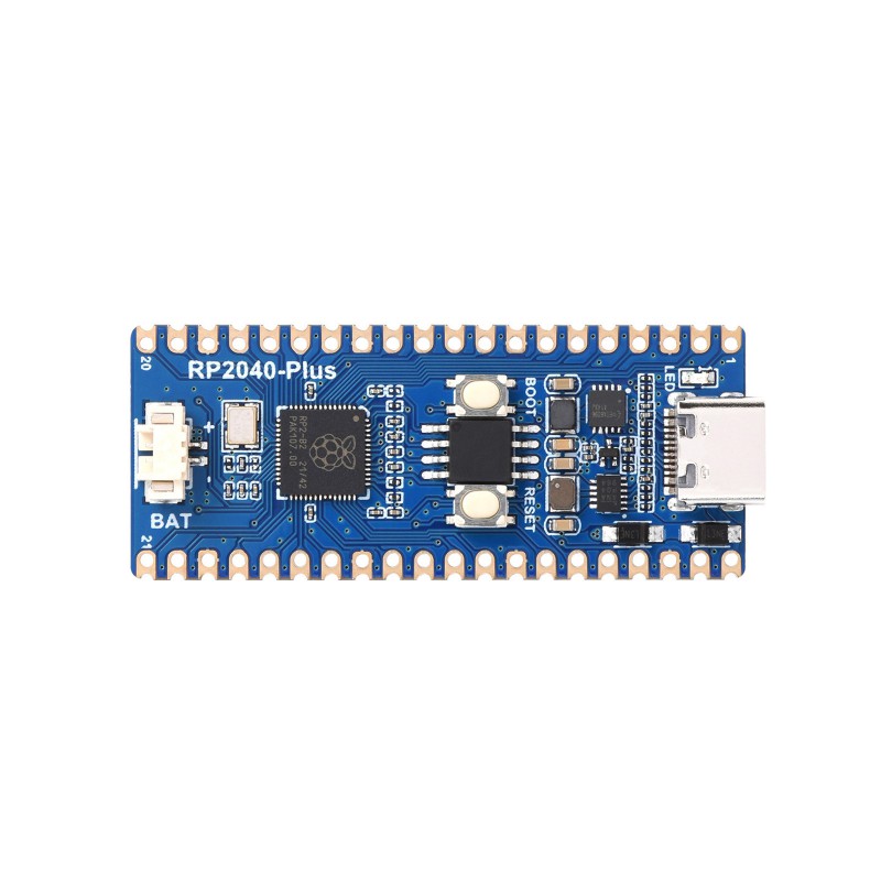 Waveshare RP2040-Plus Microcontroller 4MB (presoldered)