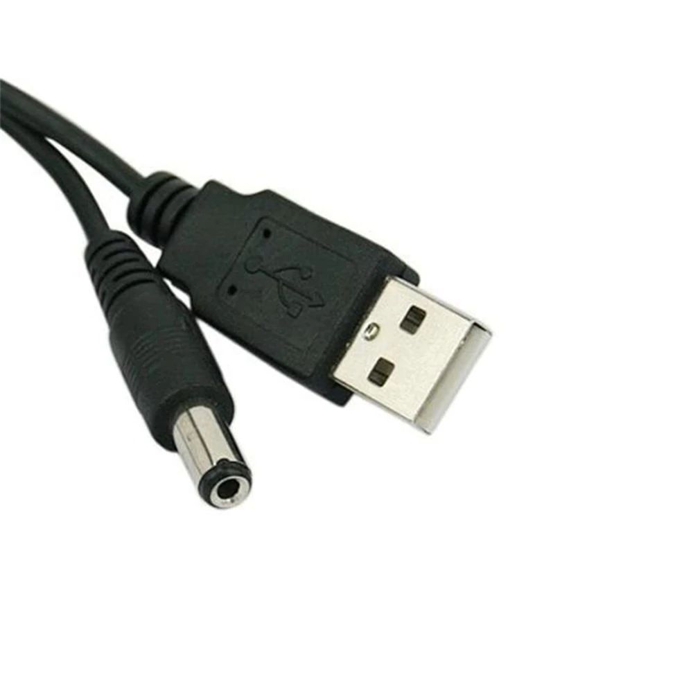 80 cm USB Stromkabel auf DC Hohlstecker 5.5 x 2.1 mm