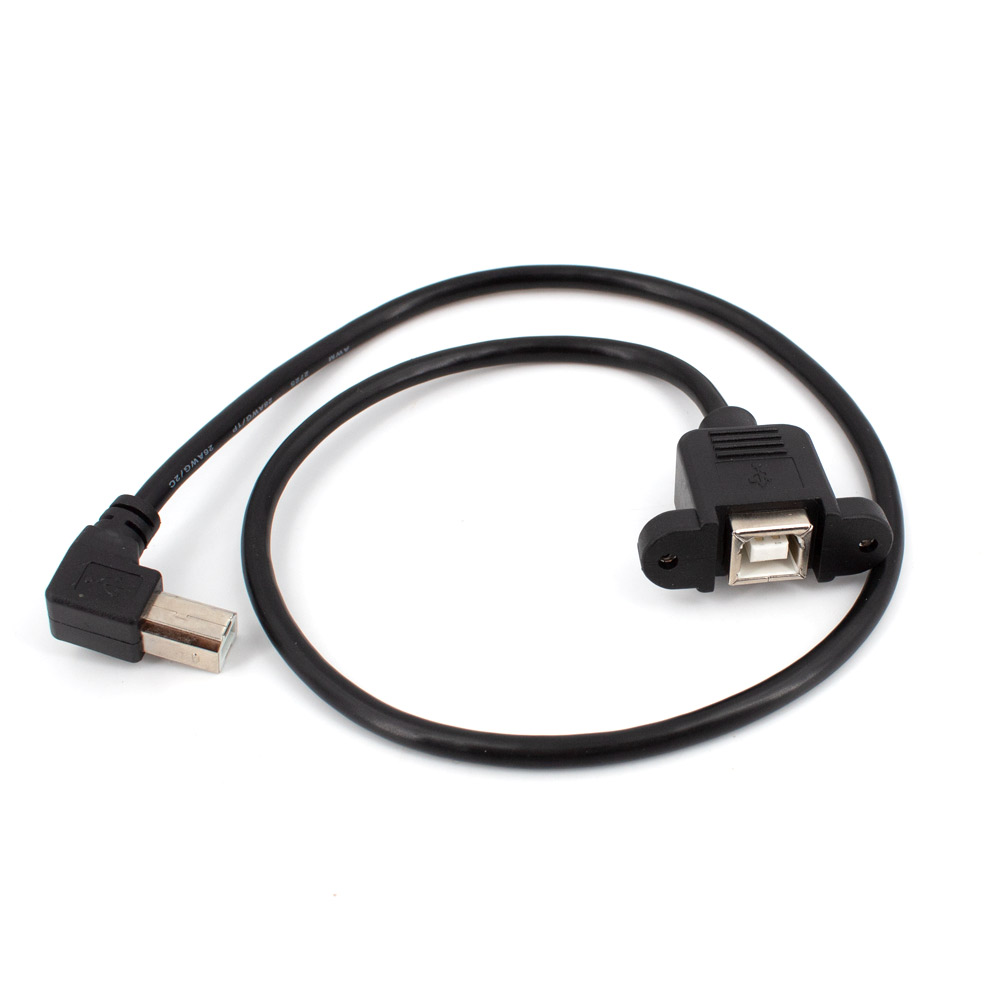USB 2.0 B Stecker auf USB 2.0 B Buchse Panel Mount 50cm