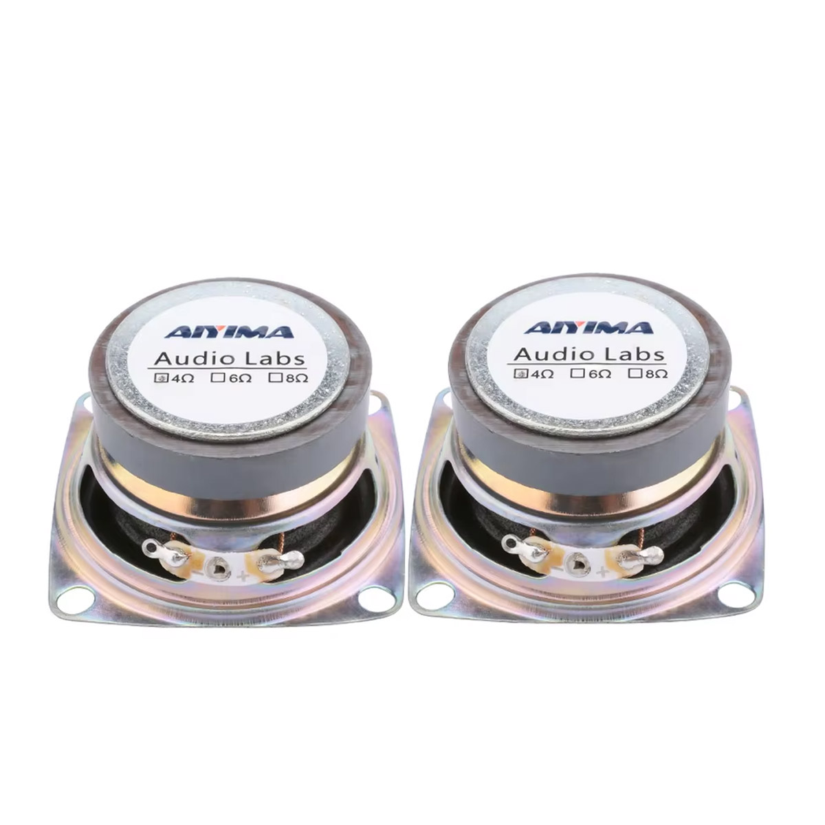 AIYIMA 2x 2 Zoll Mini Lautsprecher 4 Ohm 3W Full Range Audio Speaker