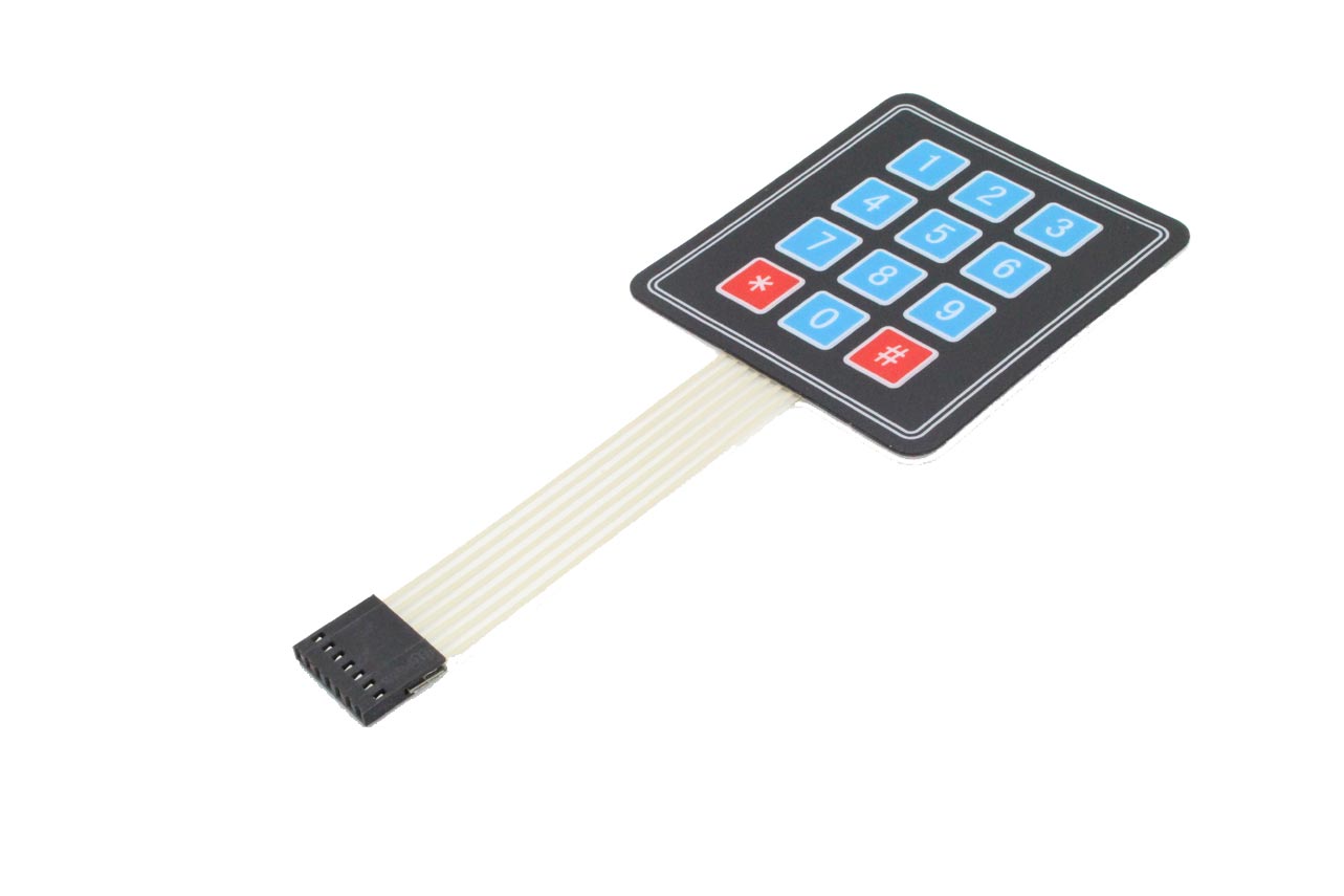 Keypad / Tastenfeld mit 12 Tasten mit Membrantastatur