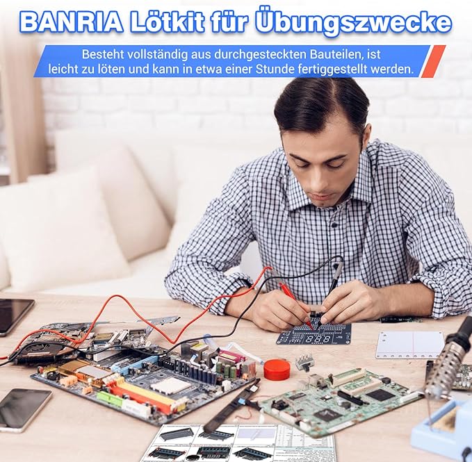 Bausatz Binär-Dezimal Zähler mit LED-Anzeige – Bild 5