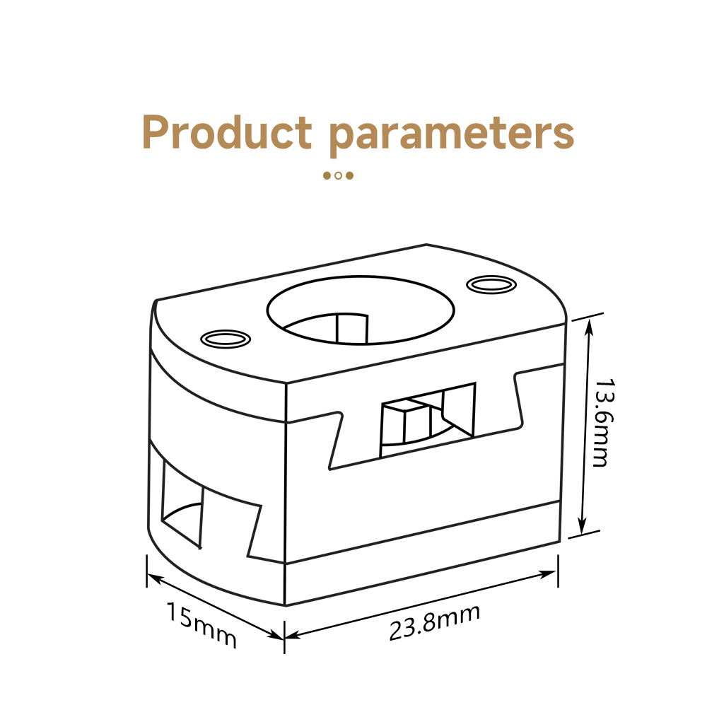 Oldham Coupler für Creality 3D-Drucker Ender-3 V2 CR-10 Upgrade
