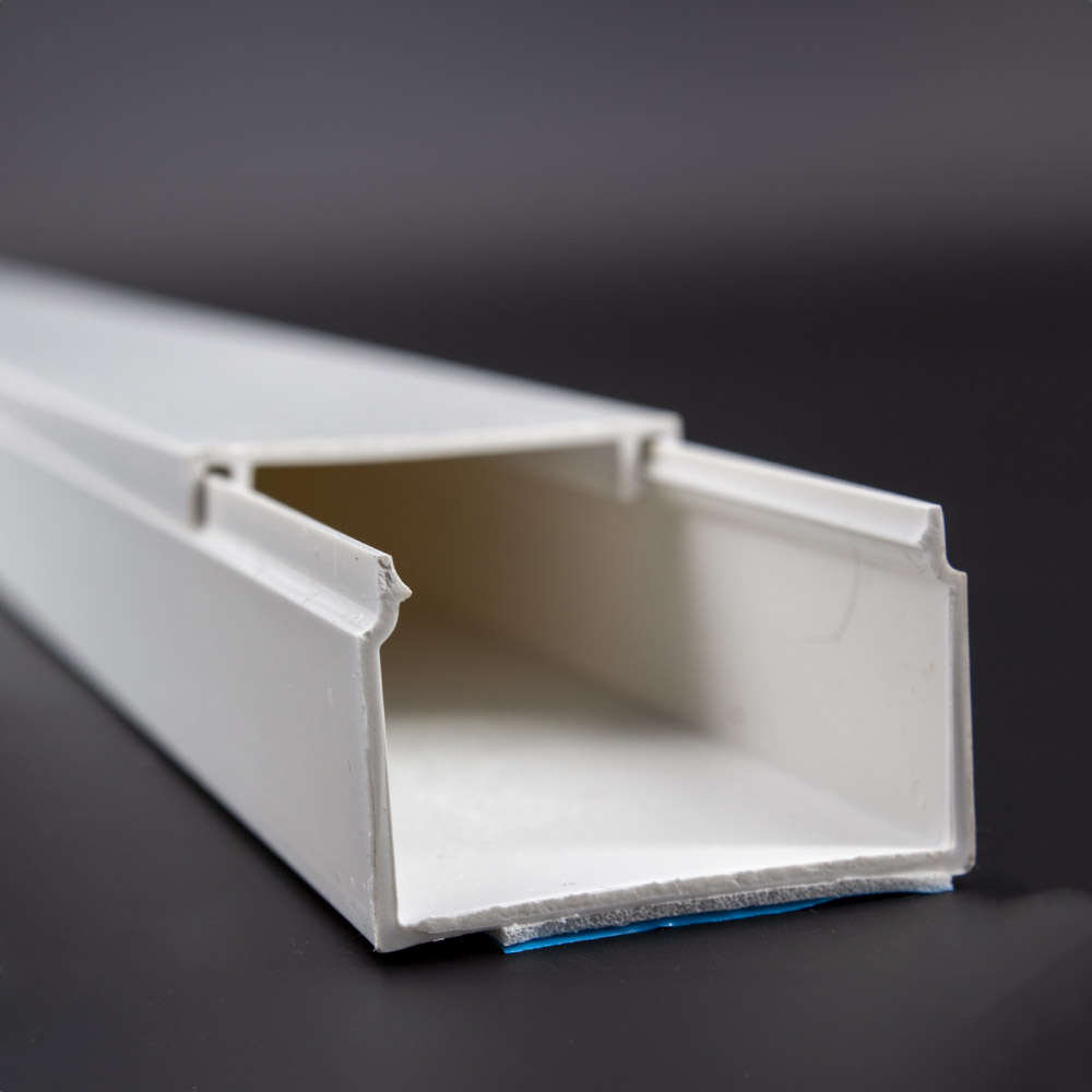 1m yourDroid Kabelkanal - 40x25 mm weiss - Selbstklebend