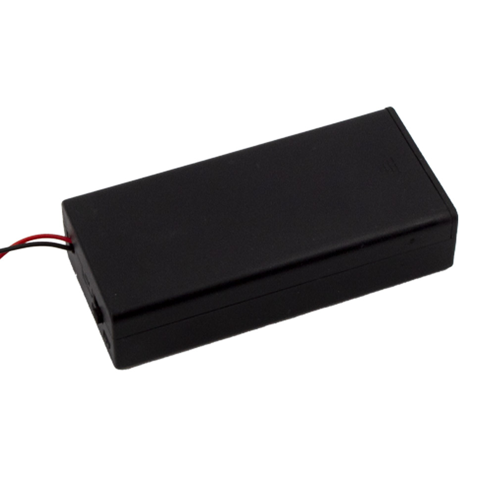 Batteriegehäuse für 2x 18650 mit AN/AUS-Schalter DC 7,4V