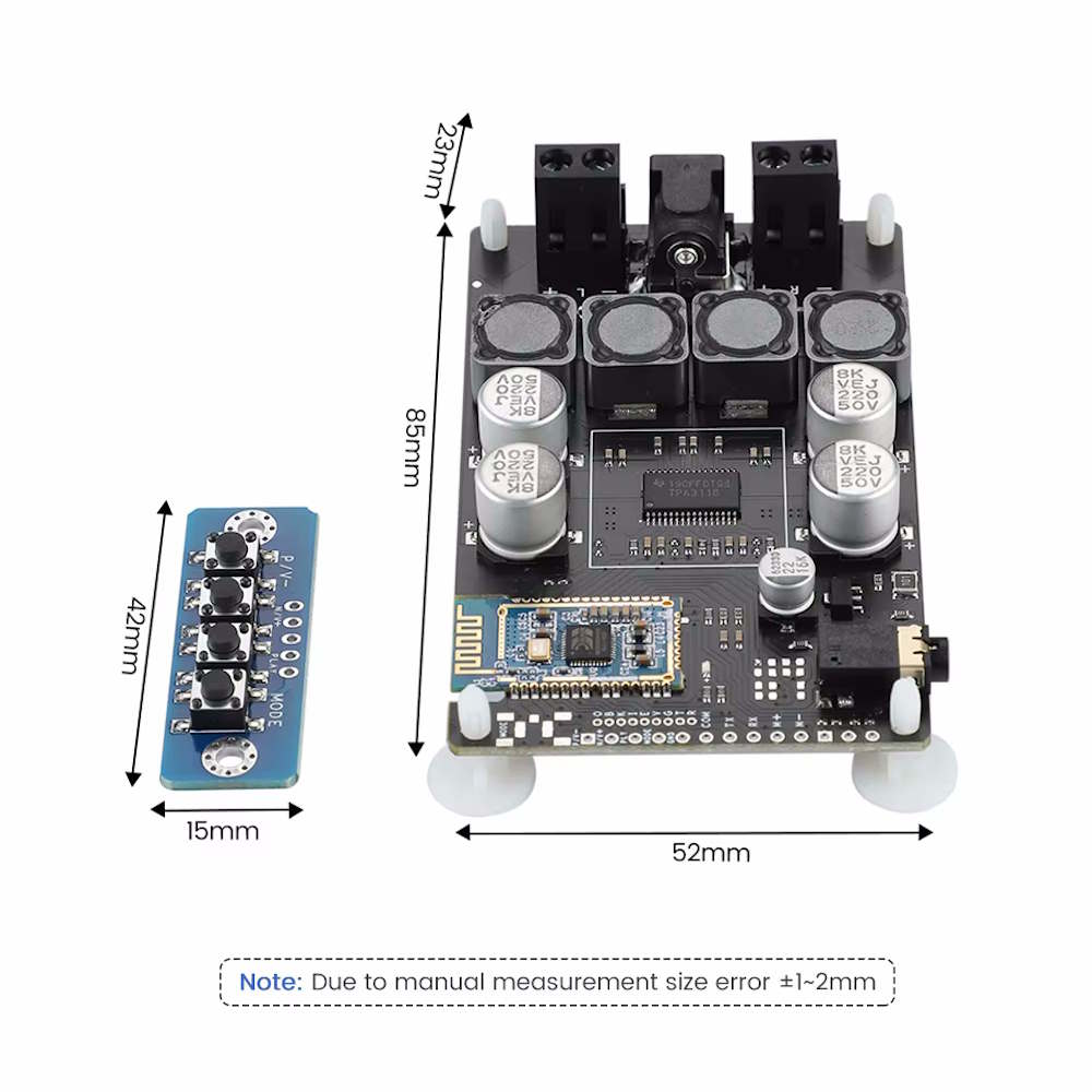 AIYIMA TPA3118 Bluetooth 5.0 Verstärker Board 2x30W Class D Stereo Audio Modul