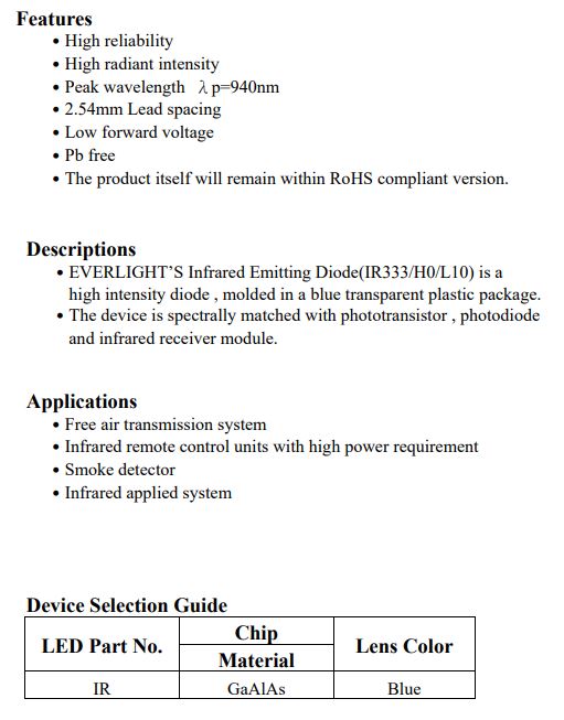 Infrarot-LED 5mm 940nm