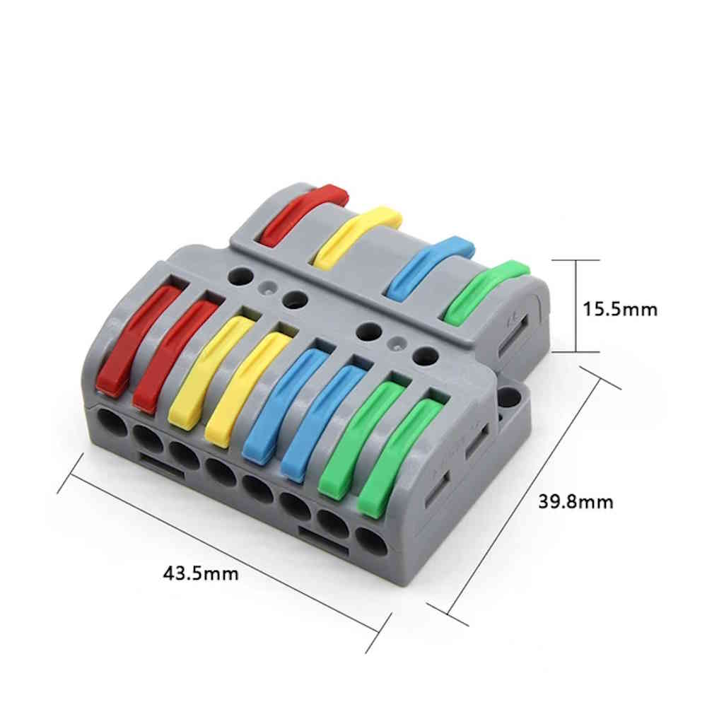 Universal Kabelverbinder Splitter  4 zu 8 Draht