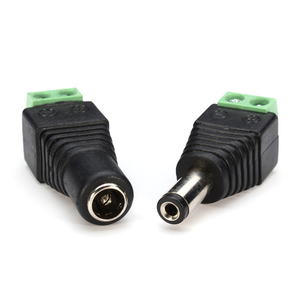 10x DC Hohlstecker Adapter Paar