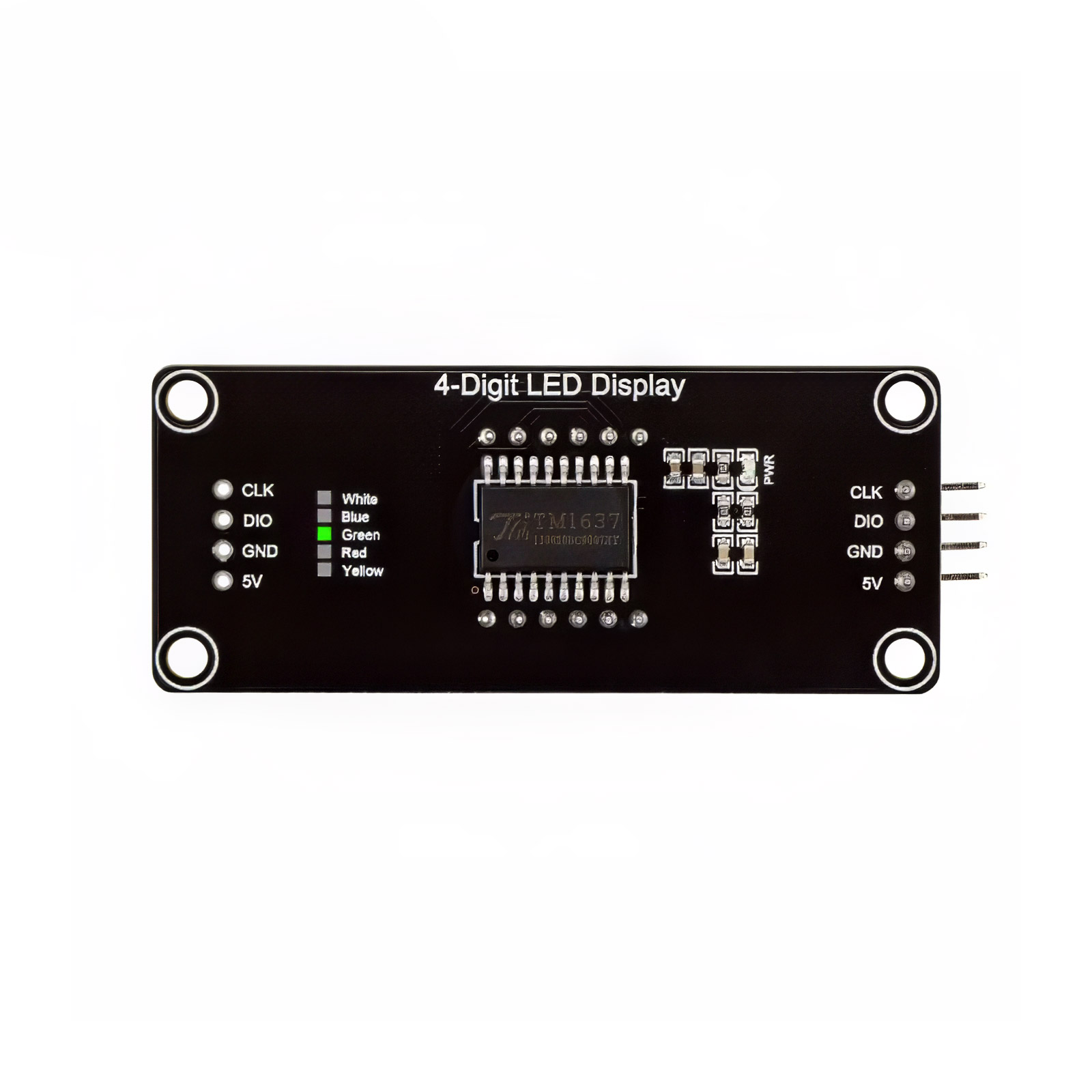 TM1637 7-Segment Display Modul 4-stellig gelb