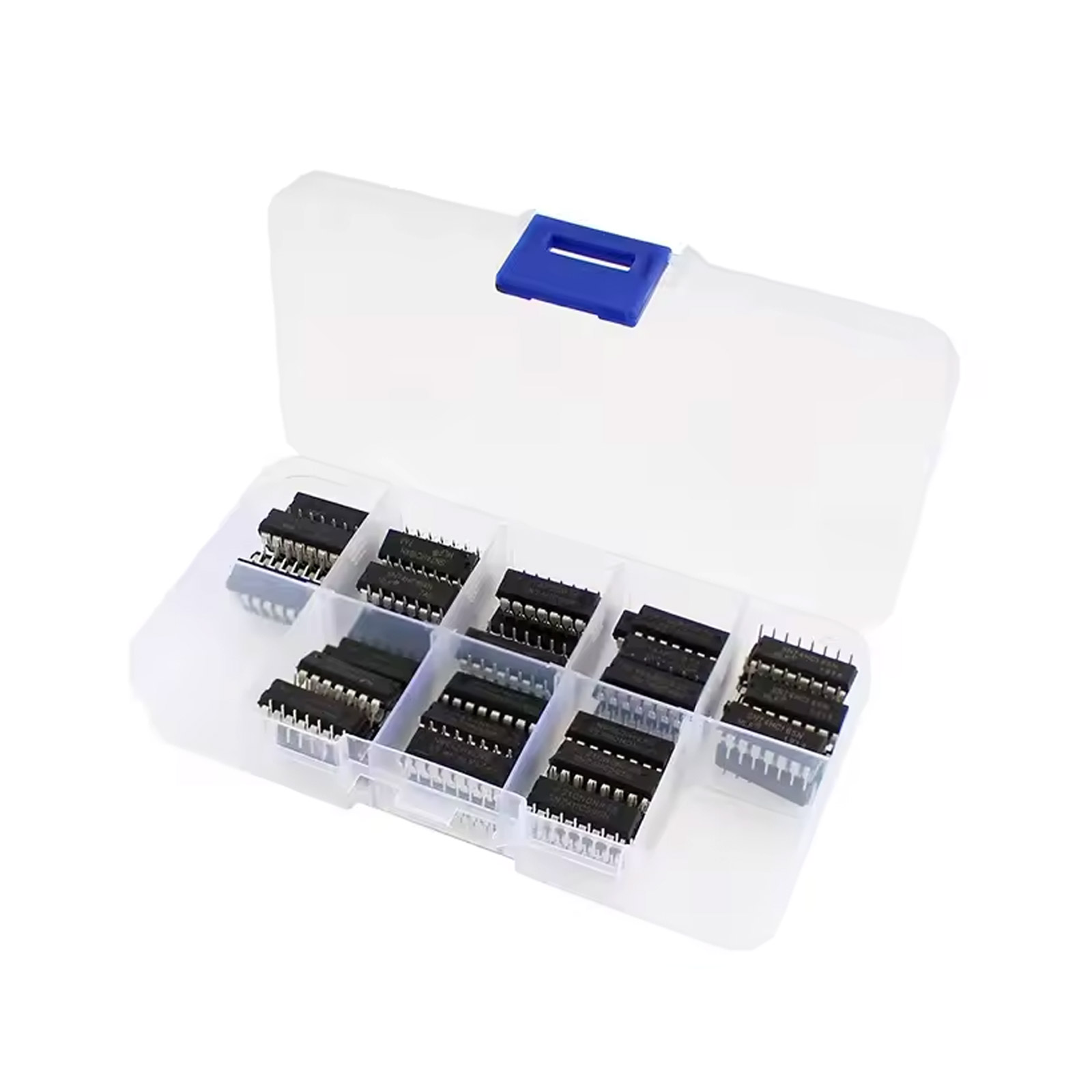 80-teiliges IC DIP Set – Beliebte 74HC Logik-Bausteine 74HC00, 74HC04, 74HC08, 74HC14