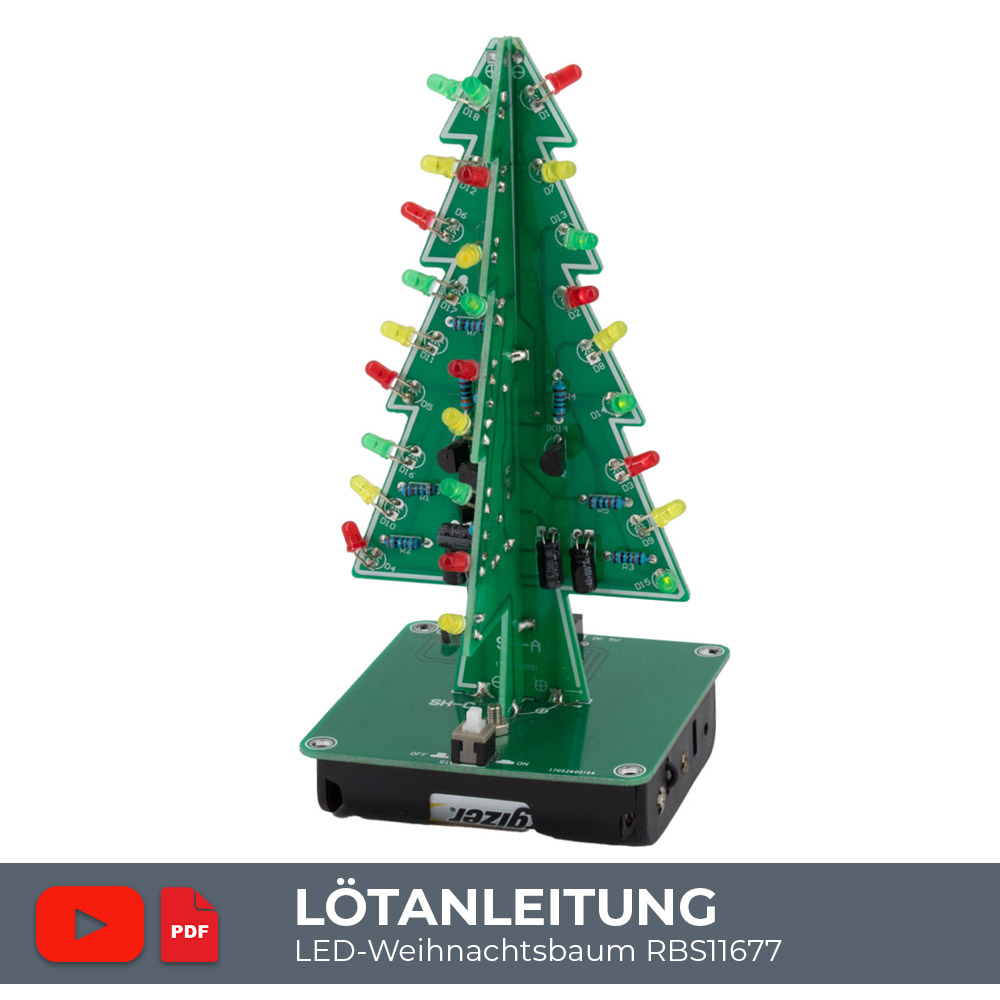 Lötanleitung LED-Weihnachtsbaum