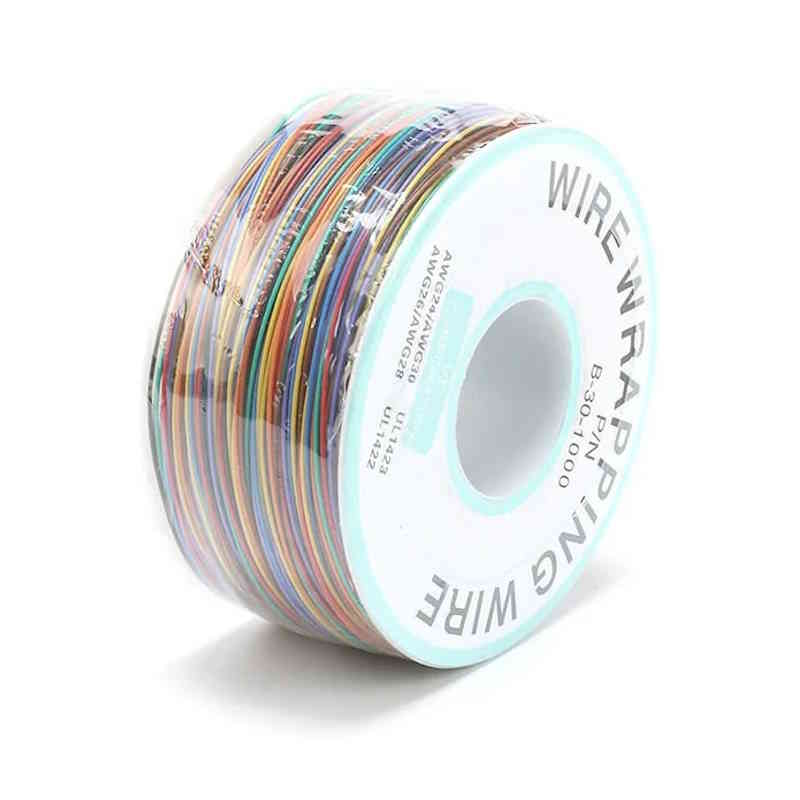 250m 30AWG Kupferkabel bunt 8-farbig