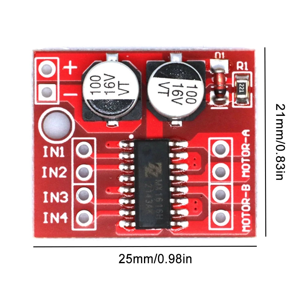 Mini Motortreiber L298N 2V-10V 1,5 A 2-Kanal PWM