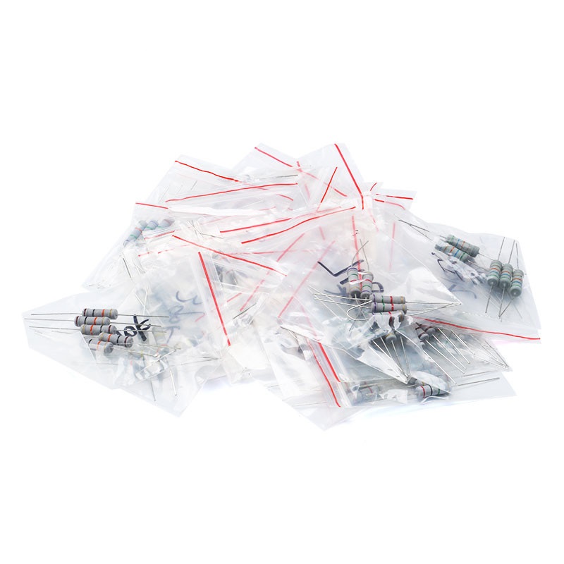 75 Kohleschichtwiderstände im Sortiment 3W 0,1 - 20 Ohm 5%