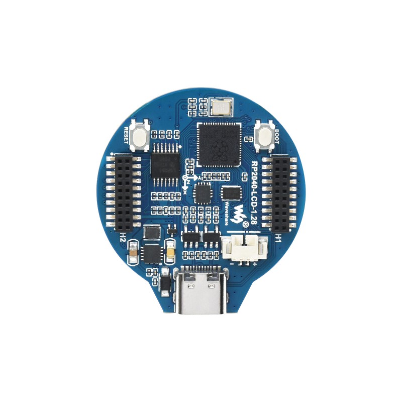 Waveshare RP2040 Board mit 1,28" Display 240x240 Rund