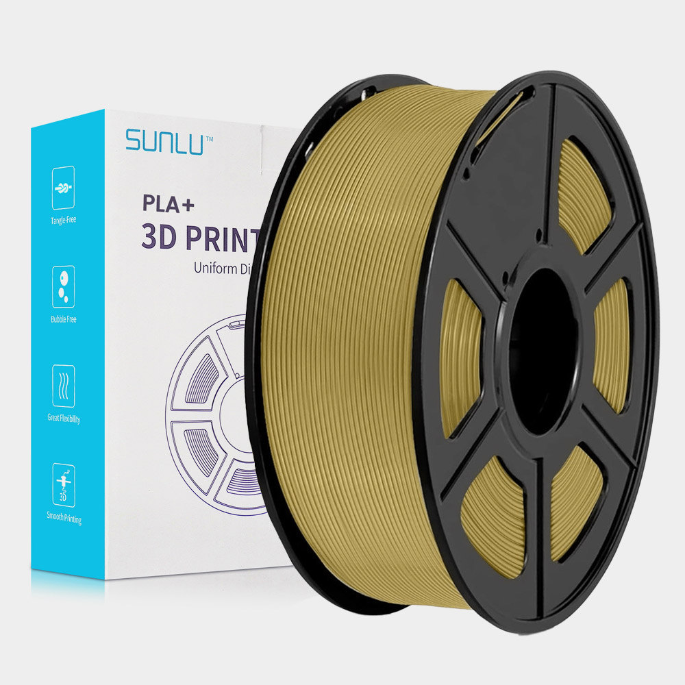 Sunlu PLA+ Filament Gold 1.75mm 1kg