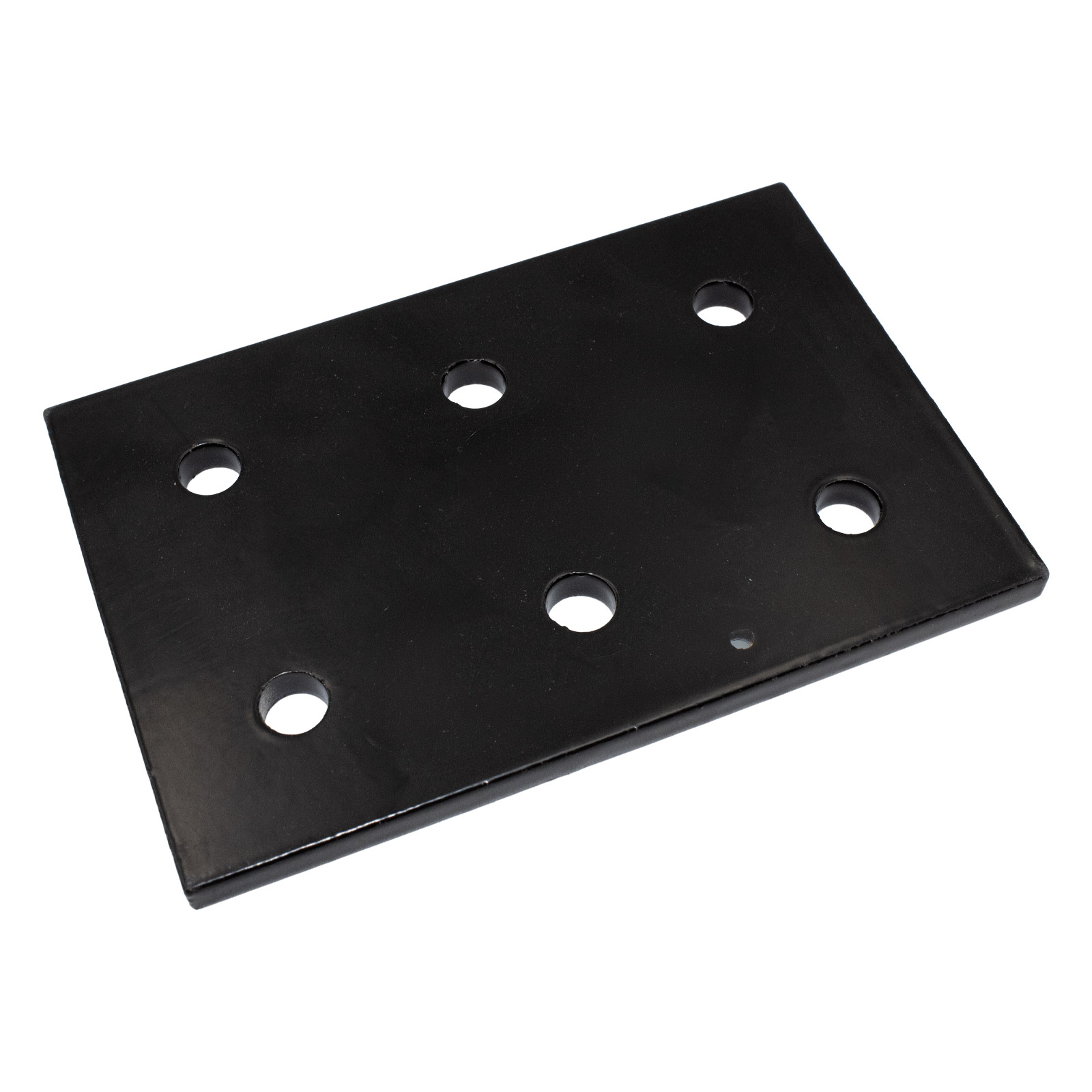 Montageplatte 8080-6 für Aluminiumprofile Schwarz