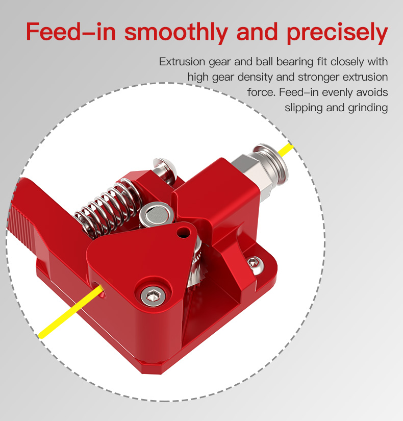 Creality CR-10S Pro Dual Gear Bowden Extruder Kit