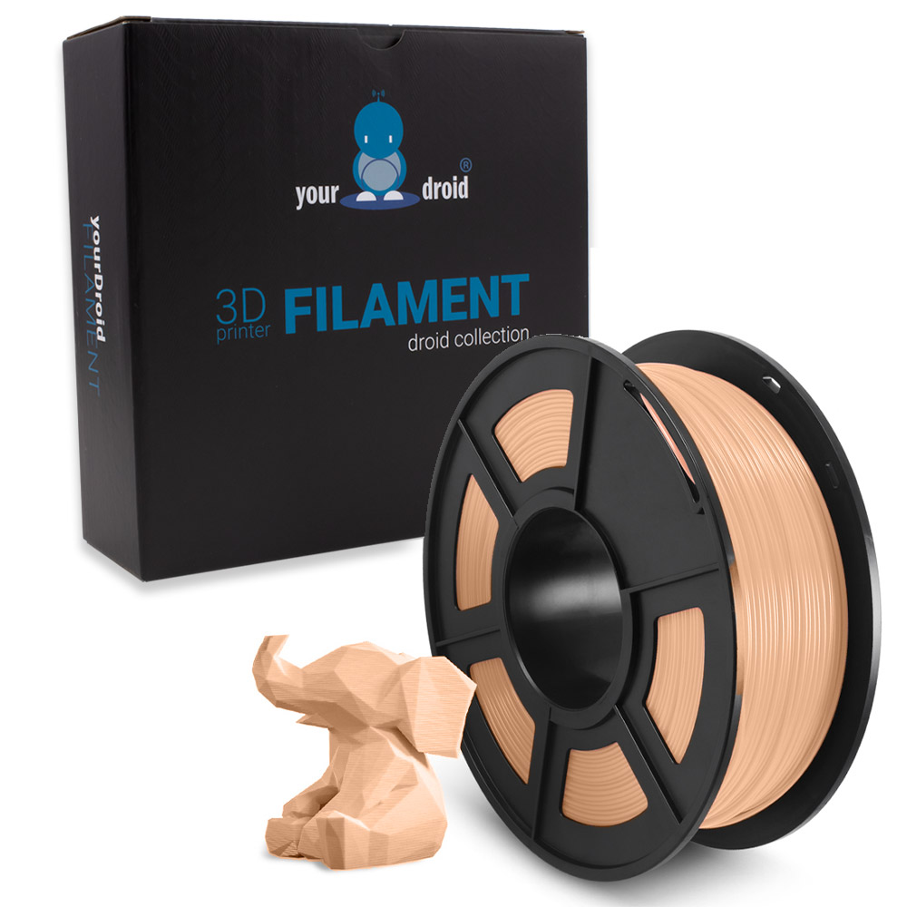yourDroid PETG Filament Beige 1.75mm 1kg
