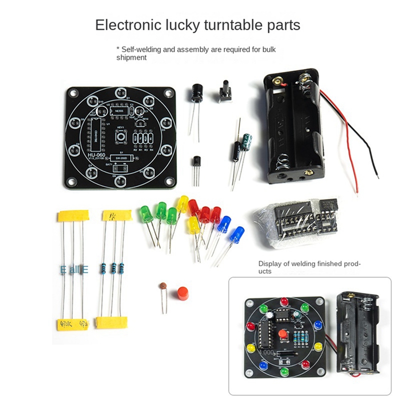 Bausatz Elektronisches Glücksrad mit Gehäuse