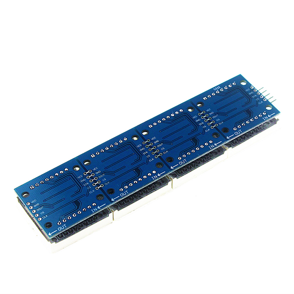 4-in-1 MAX7219 8x32 LED Matrix-Display
