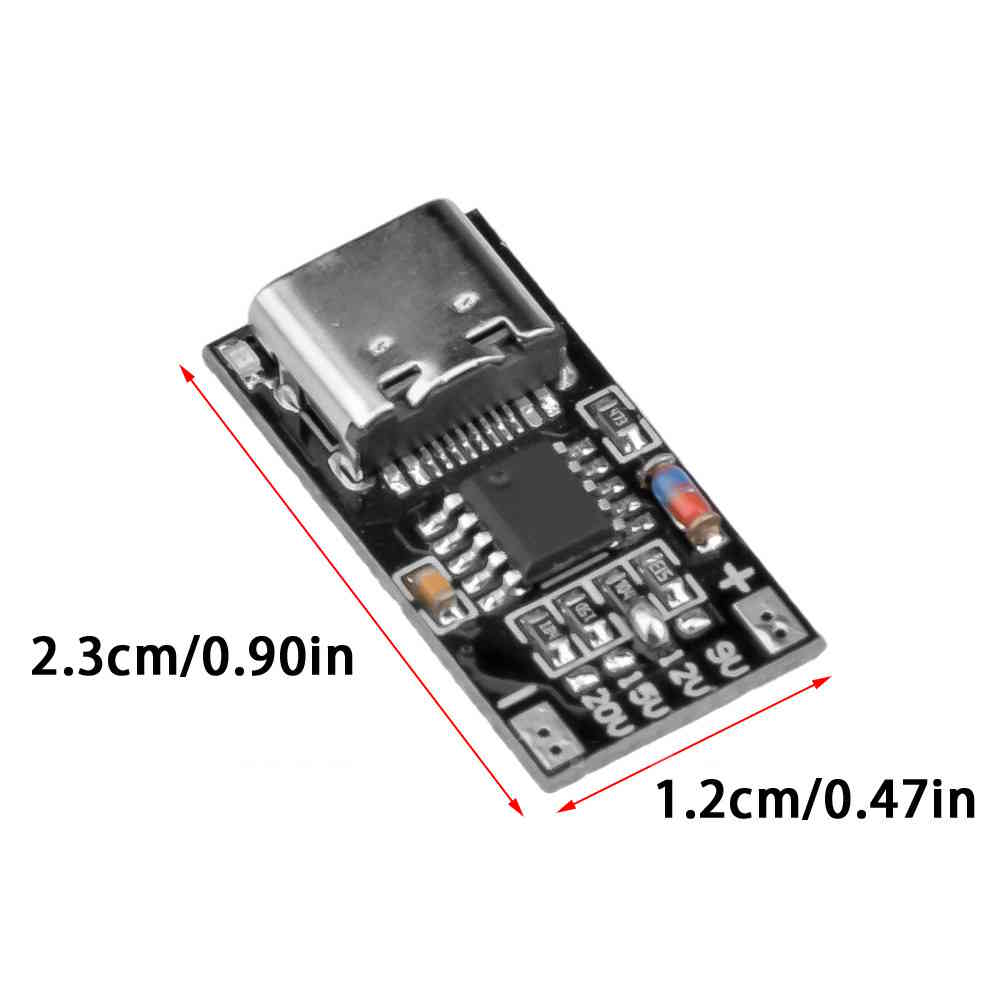 USB-C PD/QC Fast Charger Modul 9V - 20V