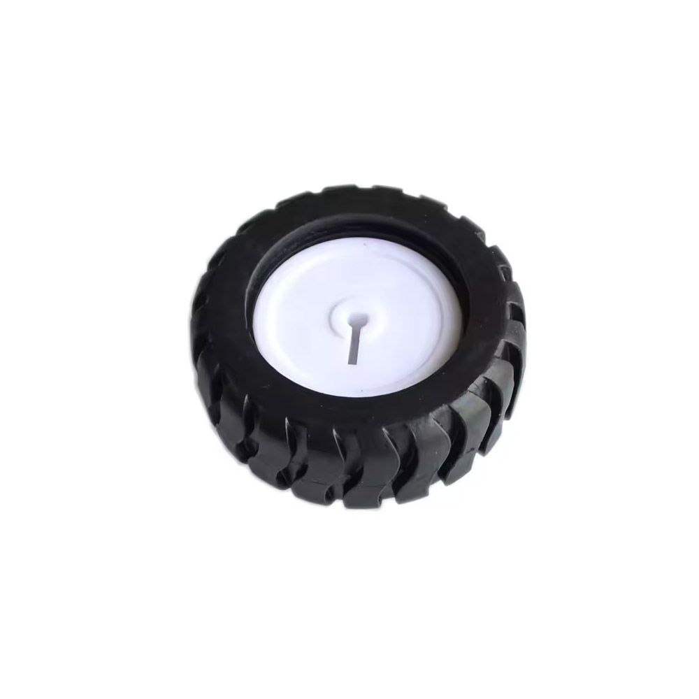 Gummirad 43x19mm für N20/N10 Motor mit 3mm D-Welle