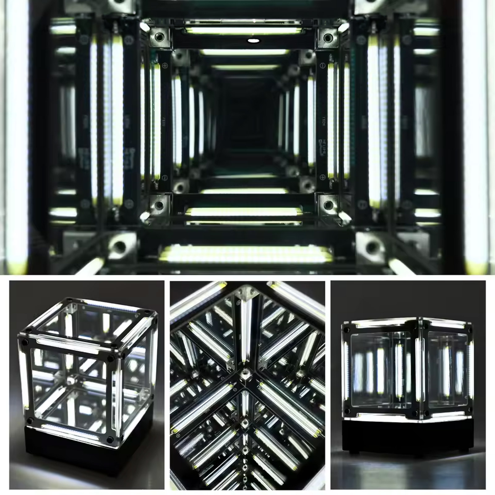 Bausatz DIY Infinity Cube mit LED-Licht zum Löten